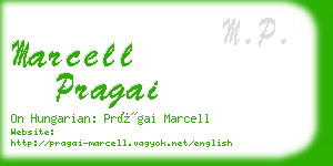 marcell pragai business card